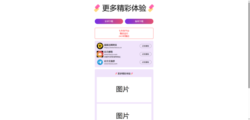  2024首发最火的软件宣传单页源码 - 狐狸资源网