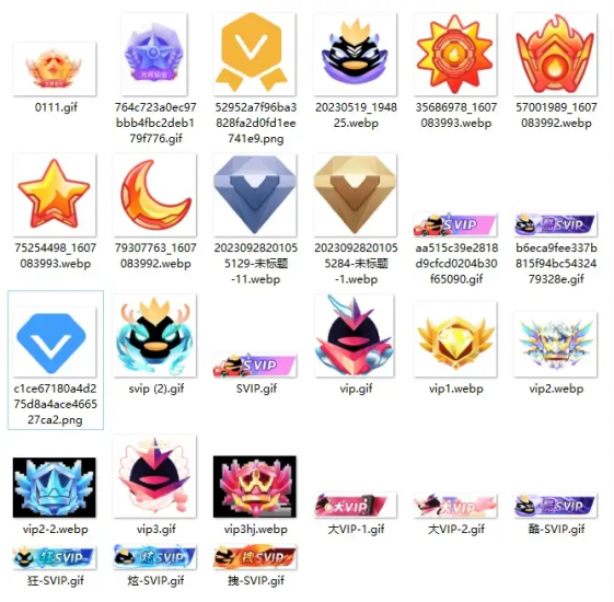 最全的用户等级与vip图标素材合集 - 狐狸资源网