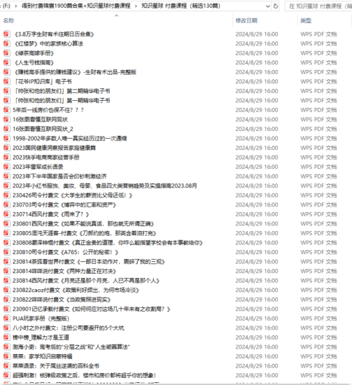 得到付费锦囊1900篇合集+知识星球付费课程 - 狐狸资源网