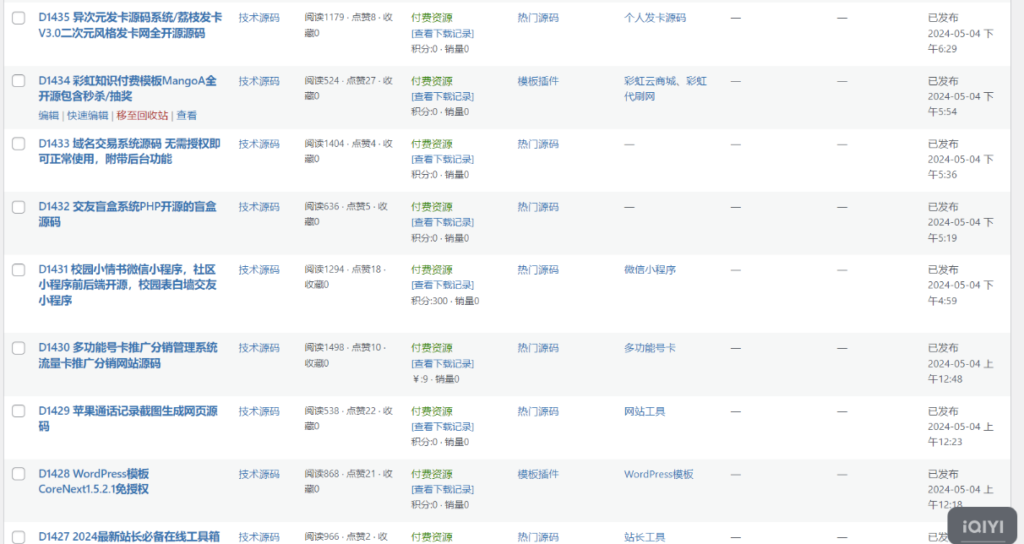 图片[1] - WordPress整站源码：4000条数据及视频教程打包下载 - 狐狸资源网