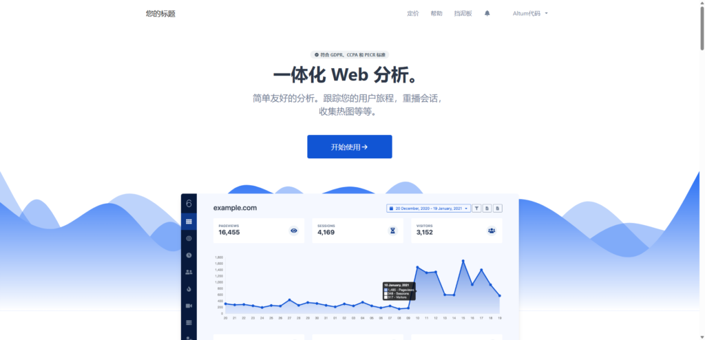 图片[1] - 66Analytics v30扩展修复汉化版,网站统计分析源码最新破解修复_持续更新 - 狐狸资源网