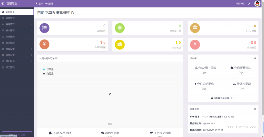 彩虹云商城二开-仿鲸发卡模版源码 - 狐狸资源网