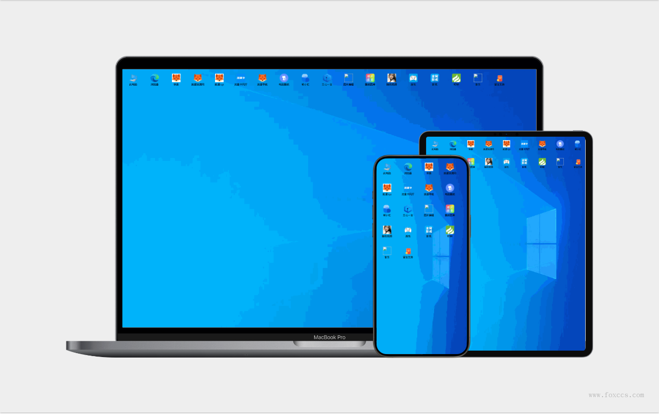 Windows桌面网HTML页源码 - 狐狸资源网
